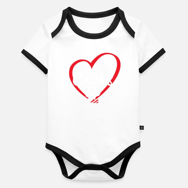 Cousin-wochenende Oh Sip Its A Counsin Trip Baby Bio-Kurzarm-Kontrastbody