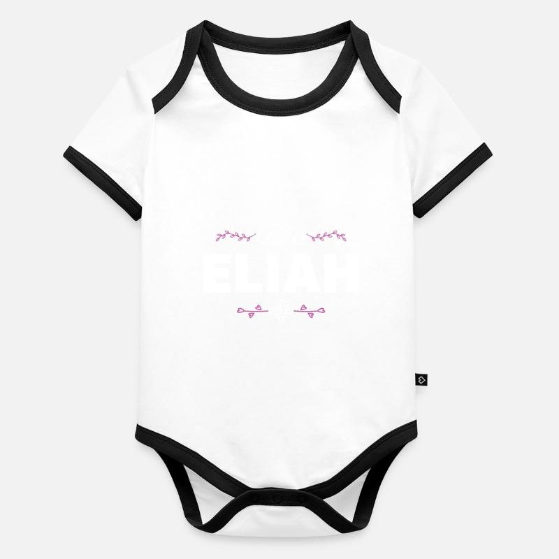 Eliah Organic Baby Contrasting Bodysuit