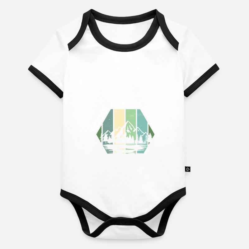Religious Christian Make Heaven Crowded Jesus Organic Baby Contrasting Bodysuit