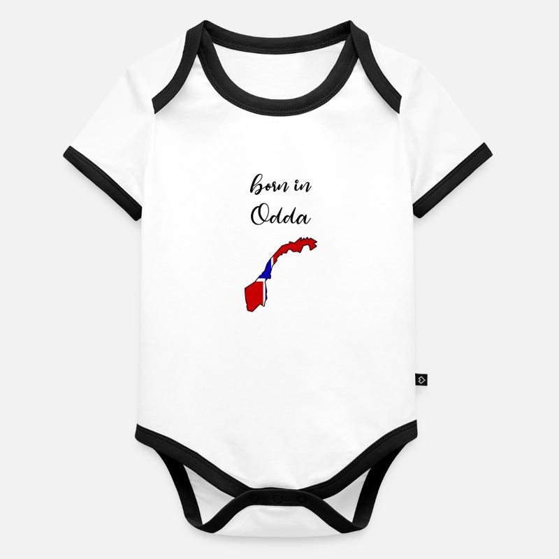 Odda Organic Baby Contrasting Bodysuit