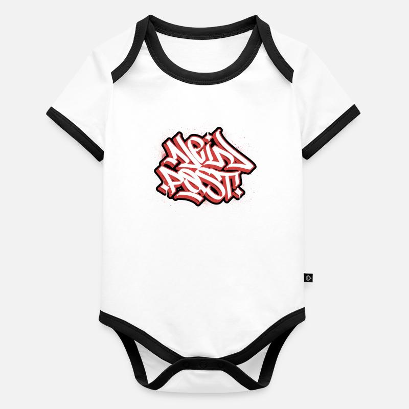 NOUVEL ARTICLE ! Body Bébé bio contrasté manches courtes