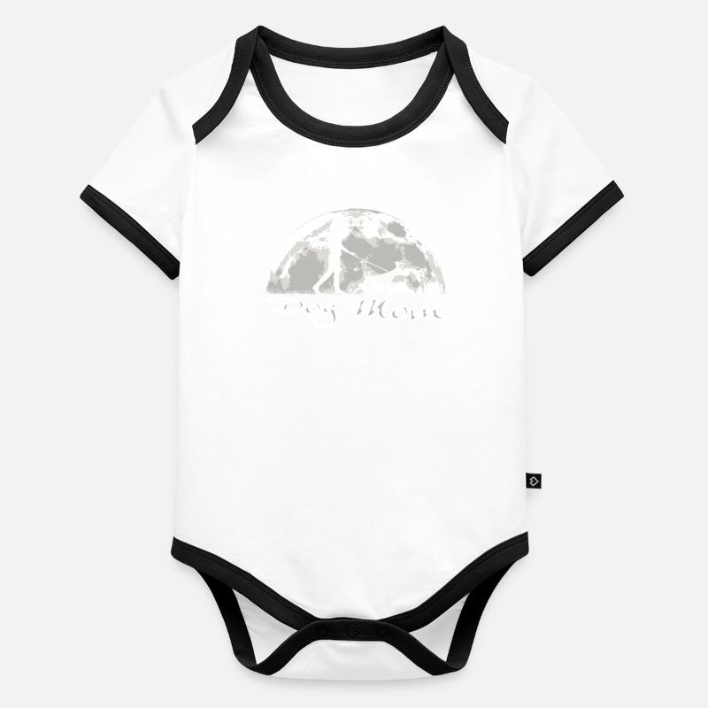 Dogs German Wirehaired Dog Owners Organic Baby Contrasting Bodysuit