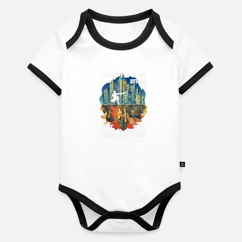 Chaos Arrowtag Organic Baby Contrasting Bodysuit
