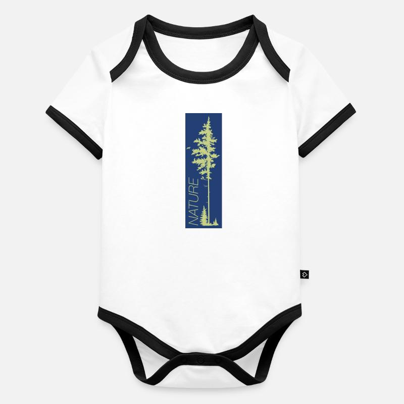 Nature is in everything Organic Baby Contrasting Bodysuit