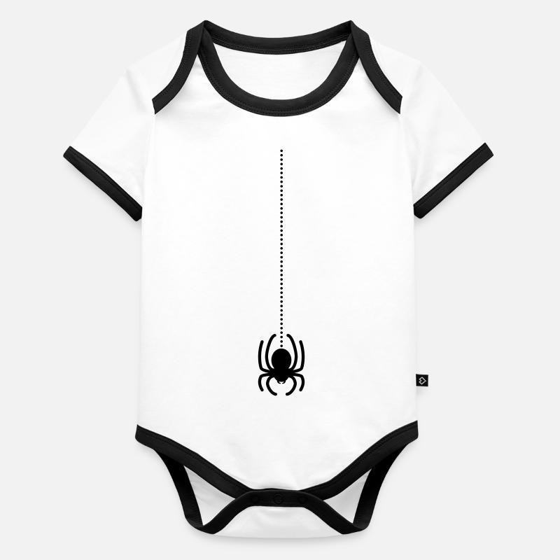 Spider Organic Baby Contrasting Bodysuit