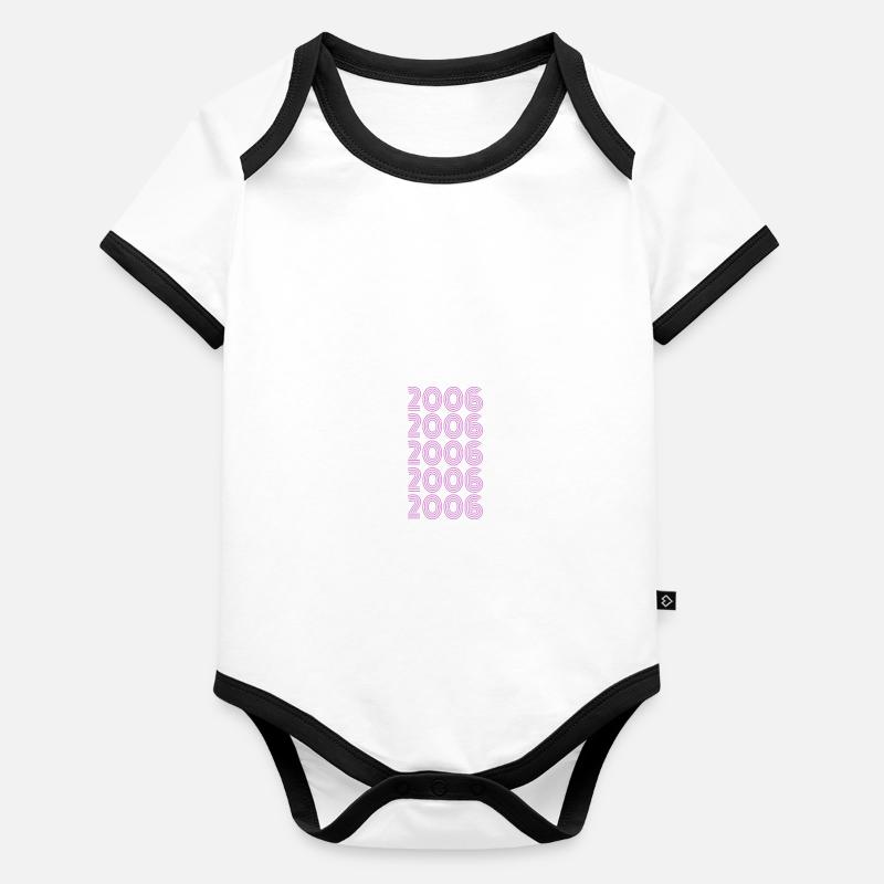 Party 2006 Organic Baby Contrasting Bodysuit