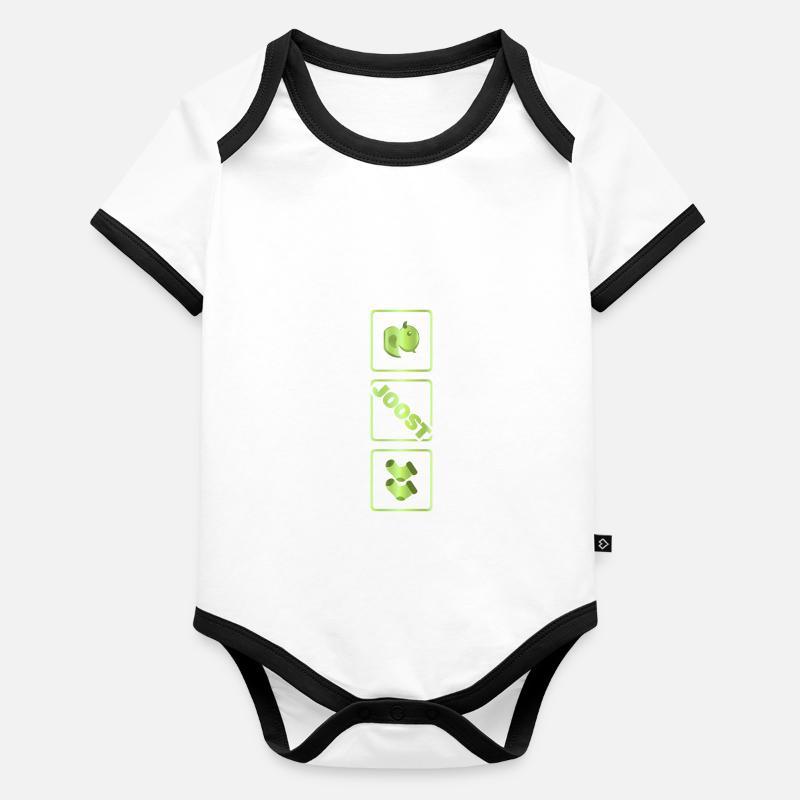 Joost Baby Bio-Kurzarm-Kontrastbody
