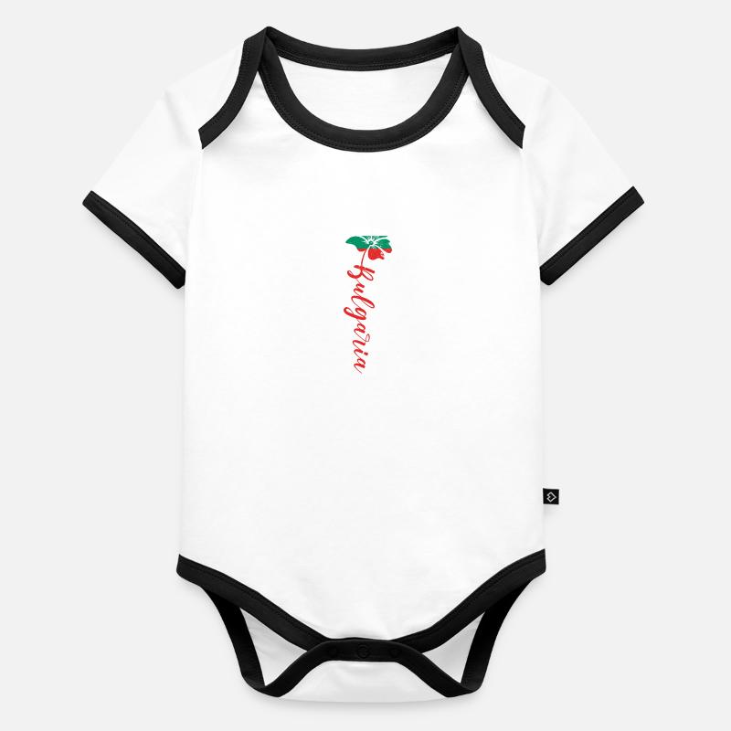 Bulgaria Balkans Sofia Holiday Travel Origin Organic Baby Contrasting Bodysuit