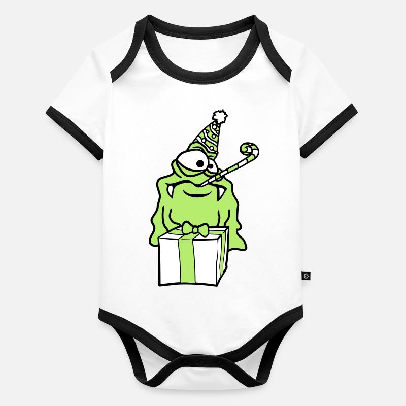 anniversaire seul solitaire triste célébrant des cadeaux Body Bébé bio contrasté manches courtes