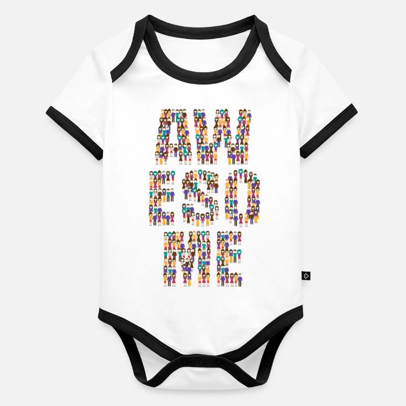 Awesome Baby Bio-Kurzarm-Kontrastbody