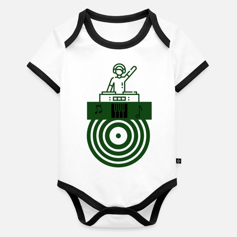 Beats Baby Bio-Kurzarm-Kontrastbody