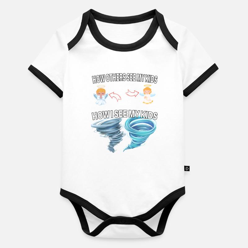 How others see my children Organic Baby Contrasting Bodysuit