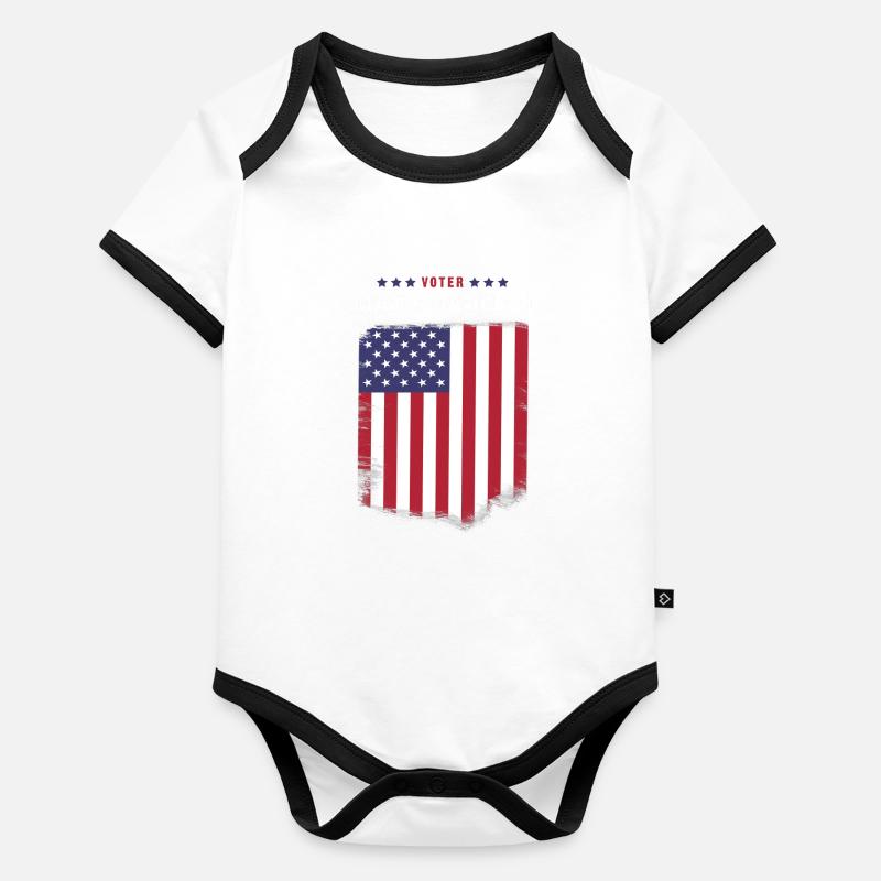Wähler-Mathematiker Baby Bio-Kurzarm-Kontrastbody