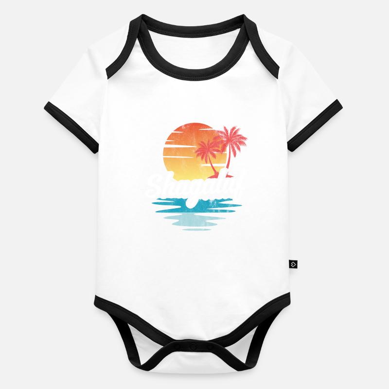 Shagaluf Baby Bio-Kurzarm-Kontrastbody
