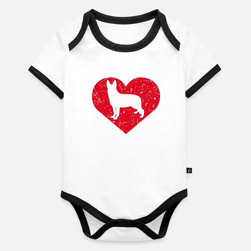 Sheepdog Organic Baby Contrasting Bodysuit