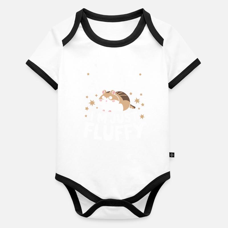 Hamster Body Bébé bio contrasté manches courtes