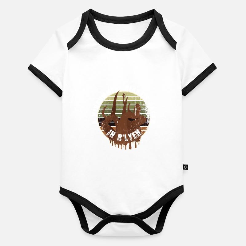 A midsummer night's dream in R'lyeh Organic Baby Contrasting Bodysuit