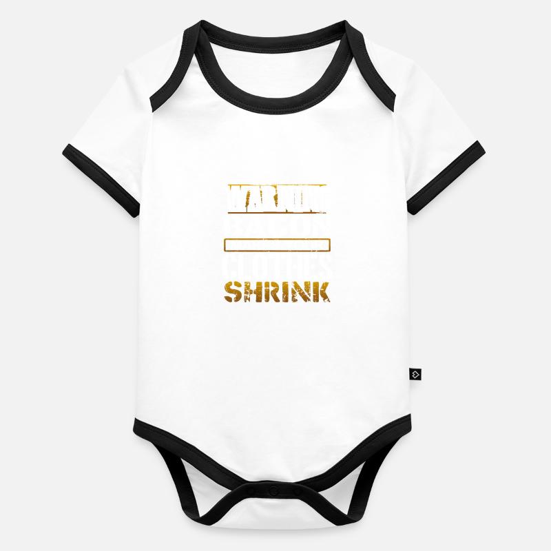 Bacon Lover Gift Warning Bacon Make Clothes Body Bébé bio contrasté manches courtes