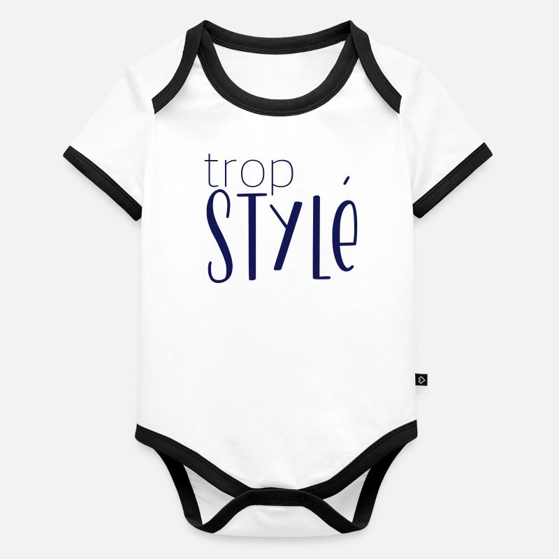 trop STYLÉ Organic Baby Contrasting Bodysuit