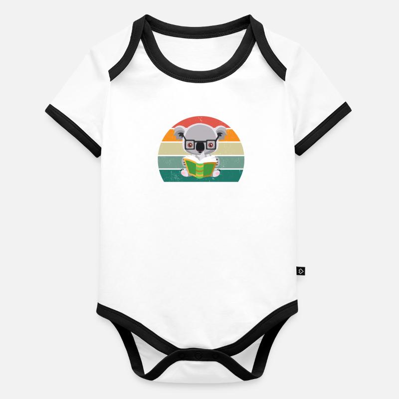 Koalas Koalabär Australien Beuteltier Beutel Koala Baby Bio-Kurzarm-Kontrastbody