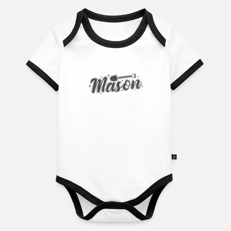 Mason Life Craft Vocation Body Bébé bio contrasté manches courtes