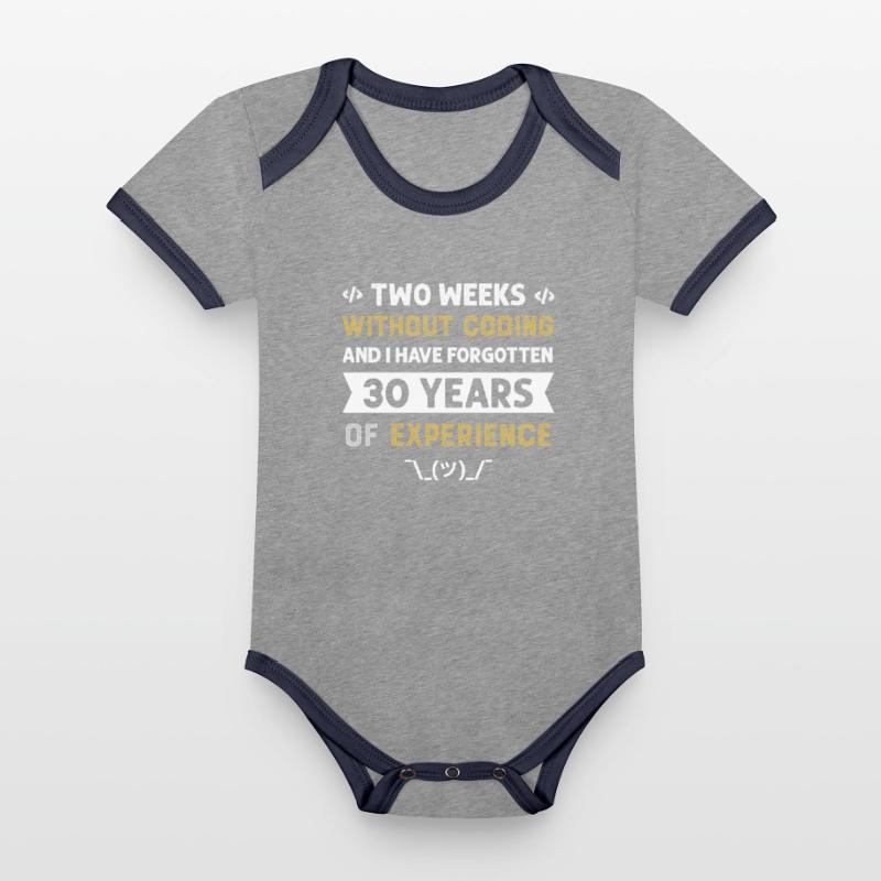 Programmer Humor Coding Jokes Developer Organic Baby Contrasting Bodysuit