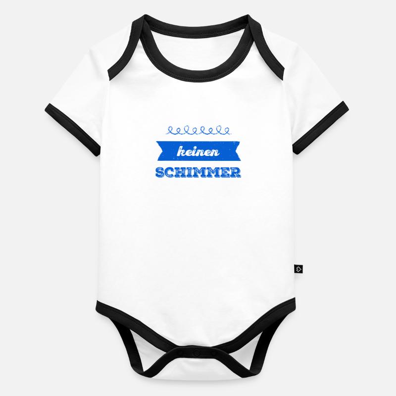 ich bin ahnungslos Baby Bio-Kurzarm-Kontrastbody