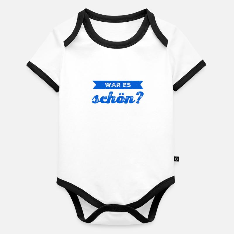war es gut? Baby Bio-Kurzarm-Kontrastbody