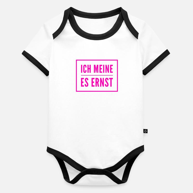 im ernst Baby Bio-Kurzarm-Kontrastbody