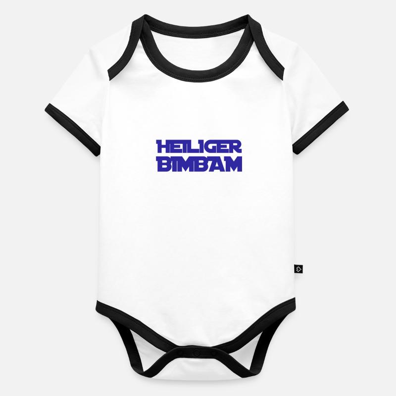 wer hätte das gedacht Baby Bio-Kurzarm-Kontrastbody