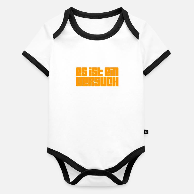ich versuche mich Baby Bio-Kurzarm-Kontrastbody