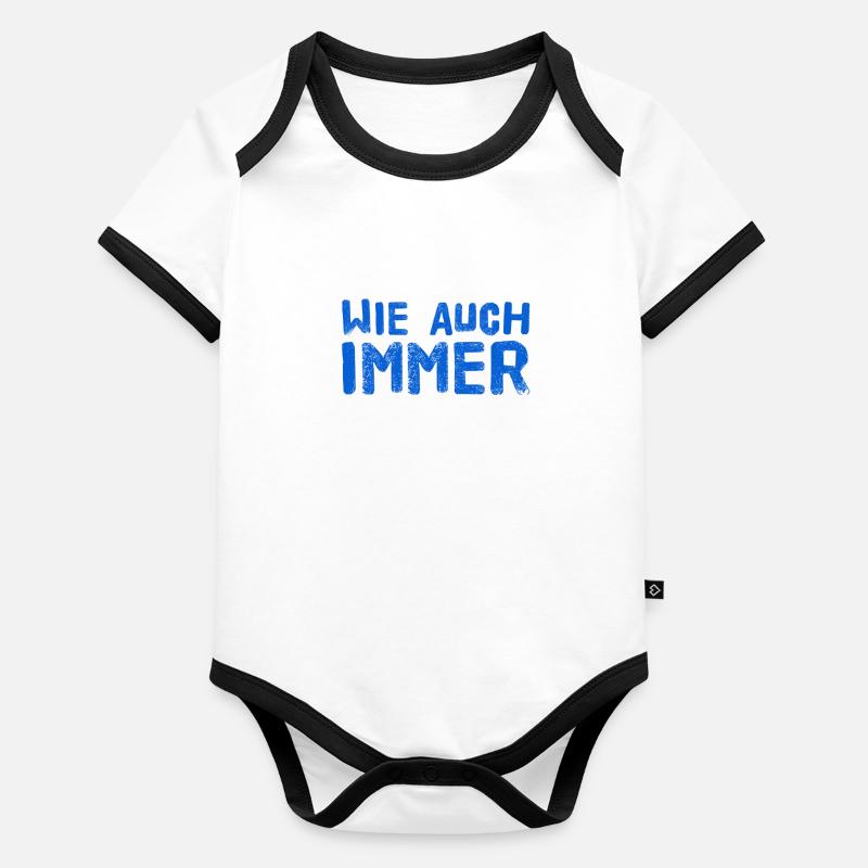 was soll’s Baby Bio-Kurzarm-Kontrastbody