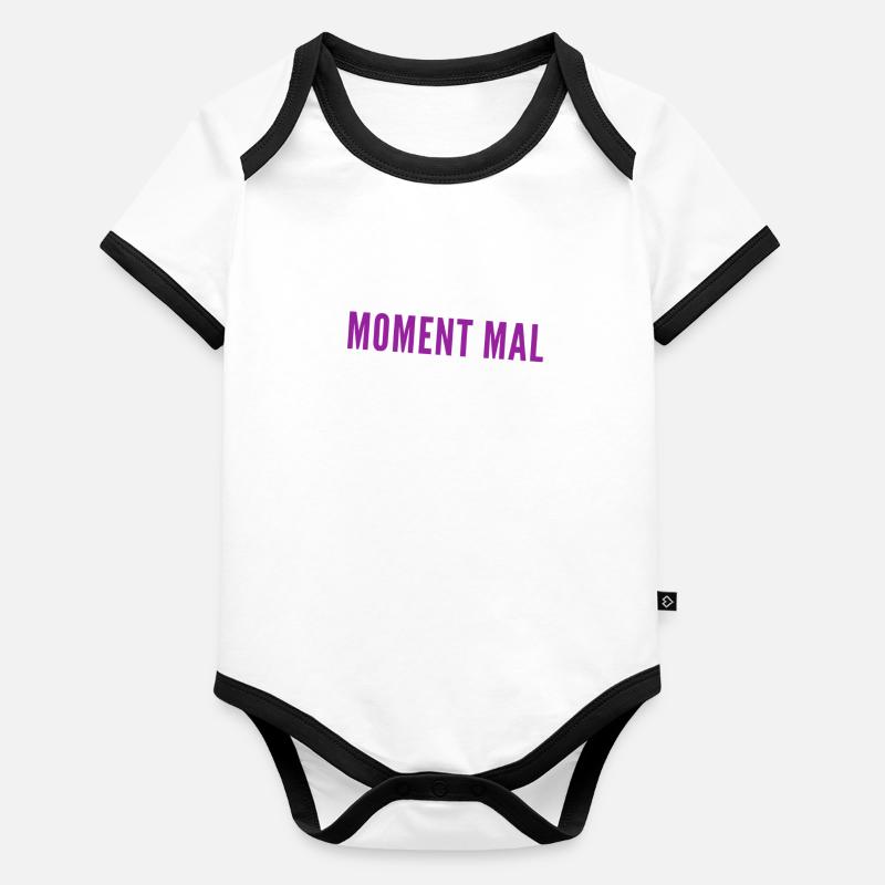 das ist unlogisch Baby Bio-Kurzarm-Kontrastbody