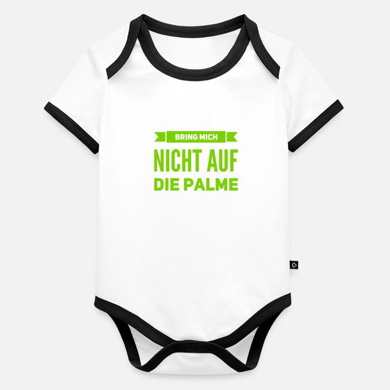 bleib locker Baby Bio-Kurzarm-Kontrastbody