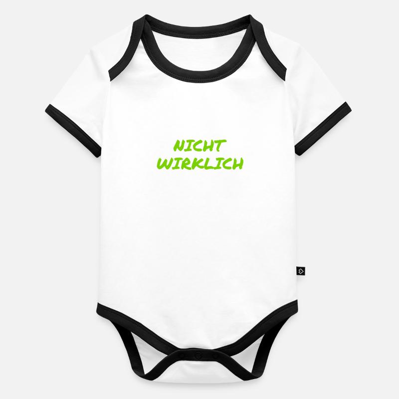 lass mal lieber Baby Bio-Kurzarm-Kontrastbody