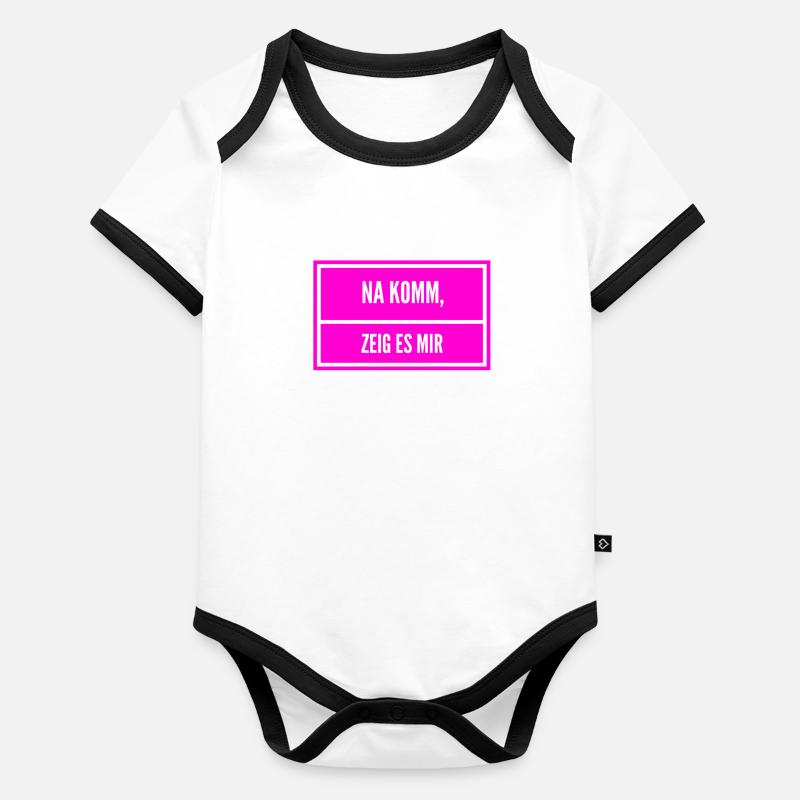 zeig her Baby Bio-Kurzarm-Kontrastbody