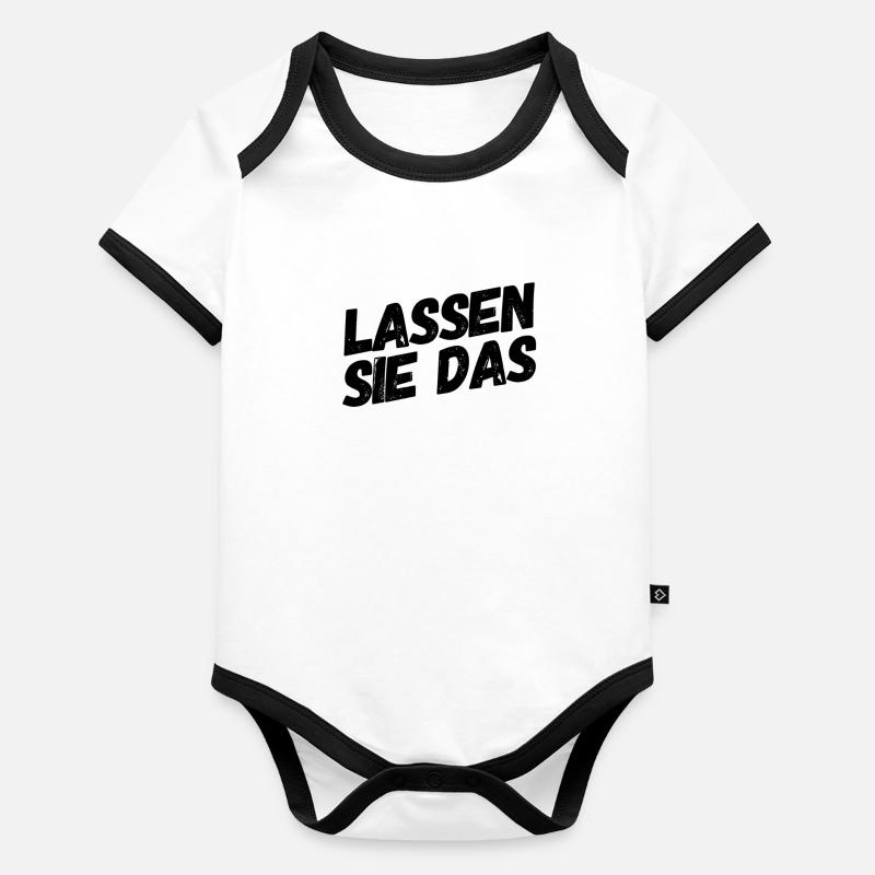 stop Baby Bio-Kurzarm-Kontrastbody