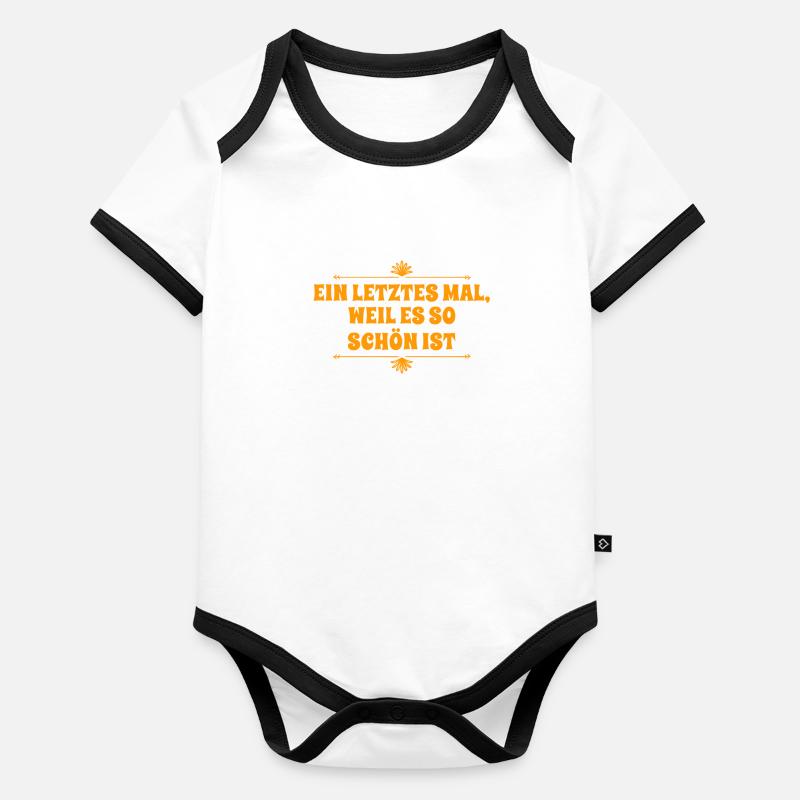 nur noch ein aller letztes mal Baby Bio-Kurzarm-Kontrastbody
