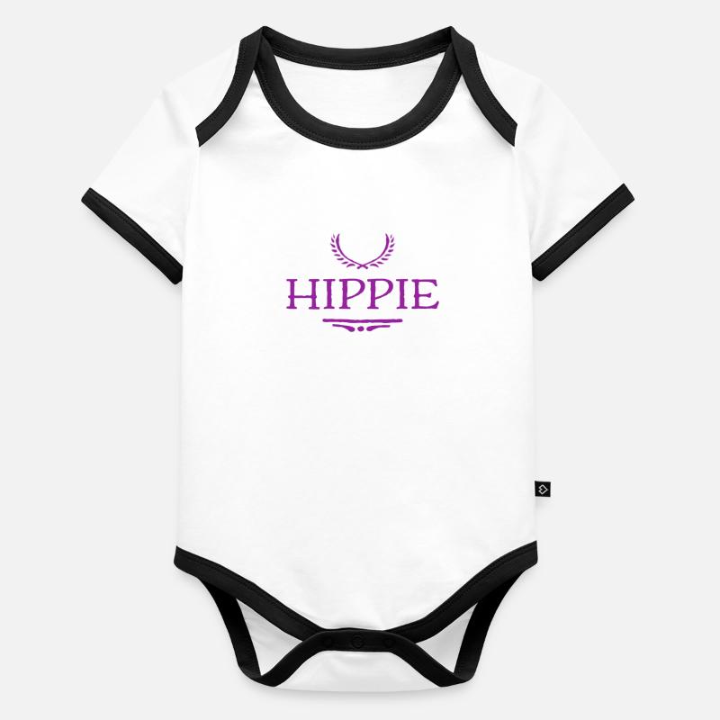 Hippy Organic Baby Contrasting Bodysuit