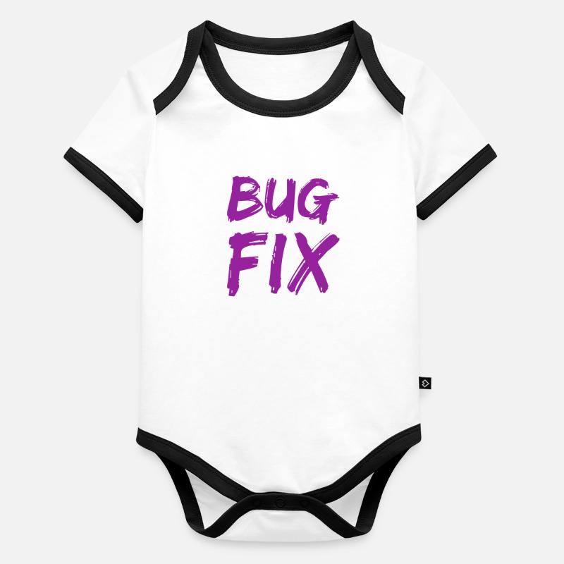 Bugfix Baby Bio-Kurzarm-Kontrastbody