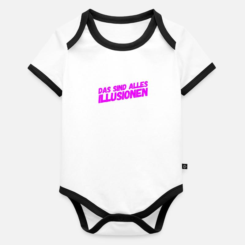 wir werden getäuscht Baby Bio-Kurzarm-Kontrastbody