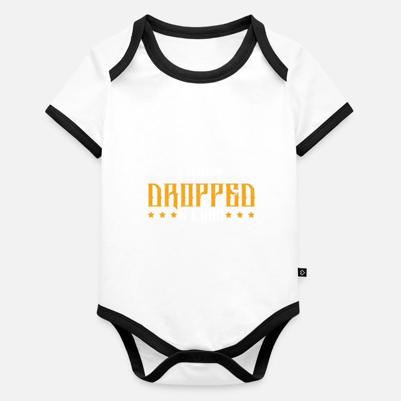 Dicton cool de camionneur Body Bébé bio contrasté manches courtes