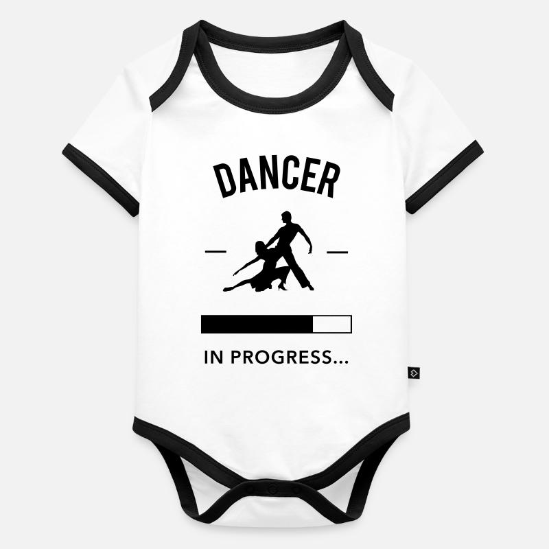 Dancer in progress Body Bébé bio contrasté manches courtes