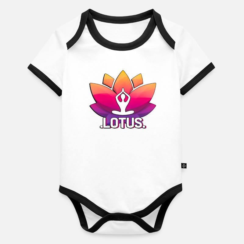 .Lotus. Organic Baby Contrasting Bodysuit