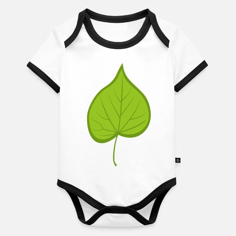 Linde Baby Bio-Kurzarm-Kontrastbody