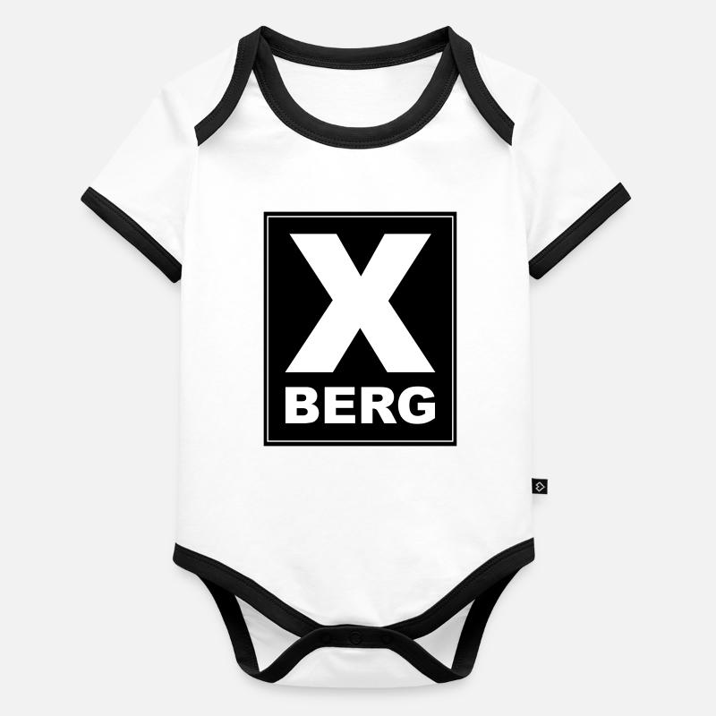 Berlin Kreuzberg X Berg Baby Bio-Kurzarm-Kontrastbody