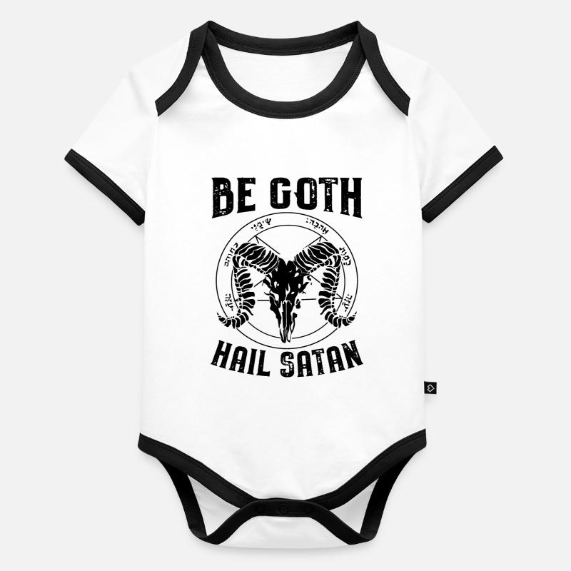 Satanism Organic Baby Contrasting Bodysuit