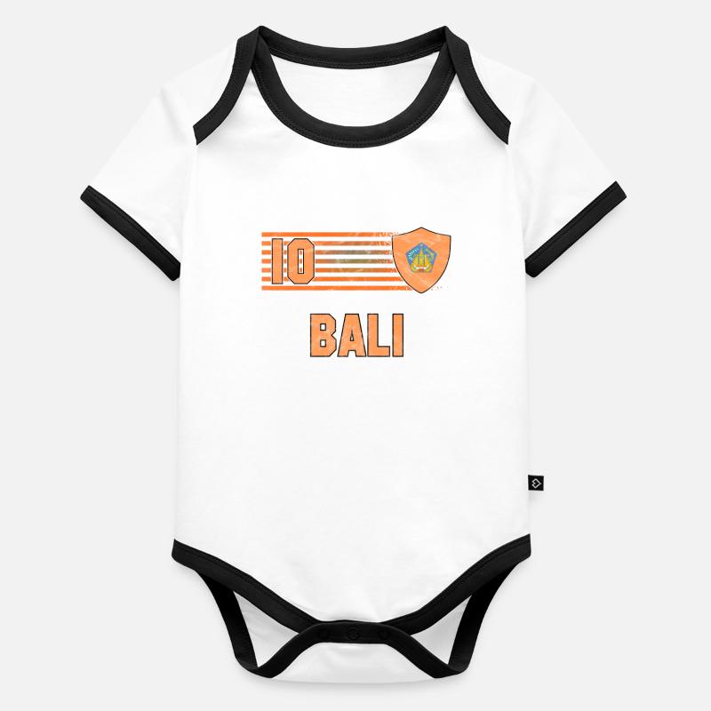 Bali Body Bébé bio contrasté manches courtes
