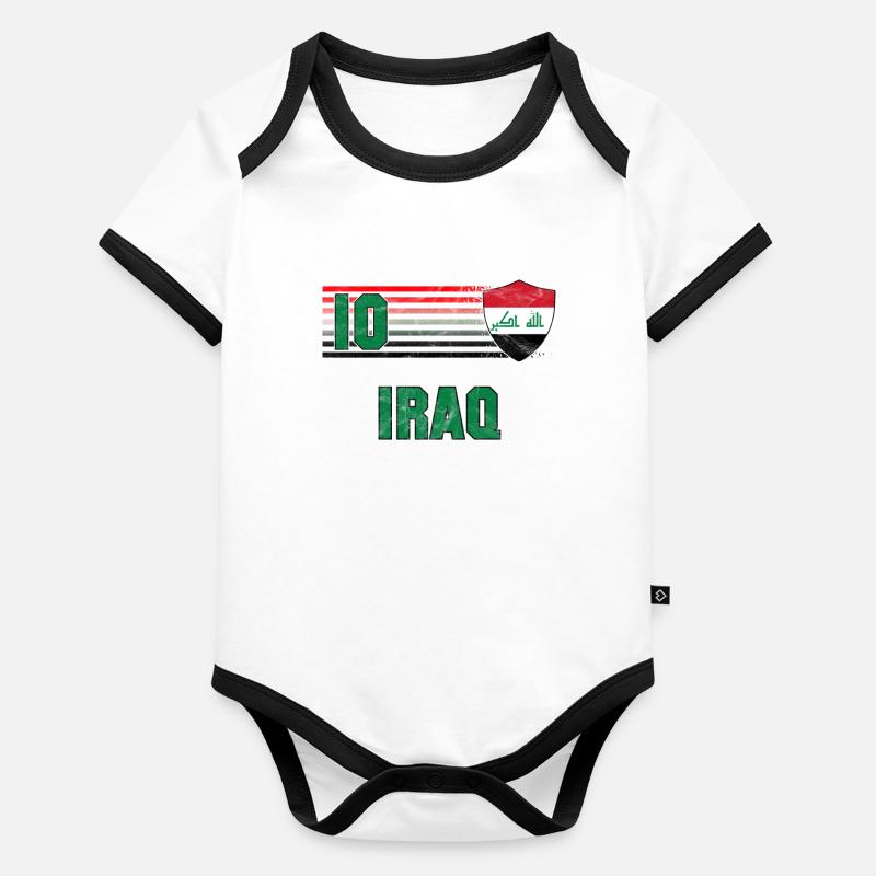 Iraq Organic Baby Contrasting Bodysuit
