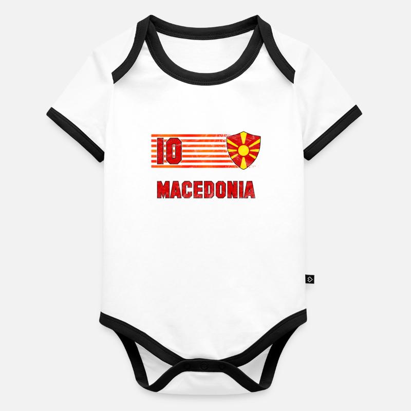 Macedonia Organic Baby Contrasting Bodysuit
